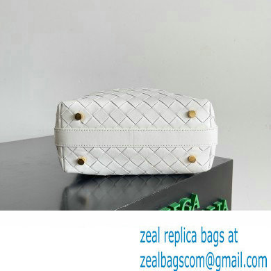 Bottega Veneta Mini Wallace Shoulder bag White / Vernis 2024 - Click Image to Close