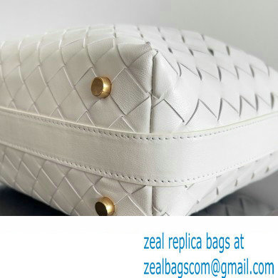 Bottega Veneta Mini Wallace Shoulder bag White / Vernis 2024 - Click Image to Close
