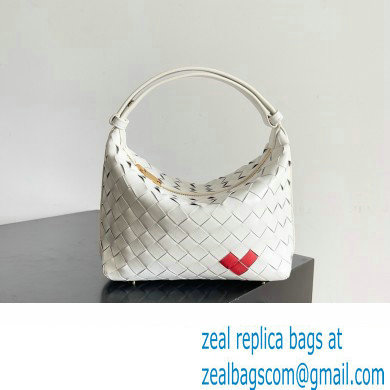 Bottega Veneta Mini Wallace Shoulder bag White / Vernis 2024