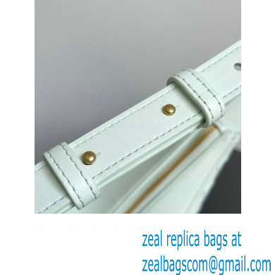 Bottega Veneta Small Drop Intrecciato leather shoulder bag with adjustable strap GLACIER 2023