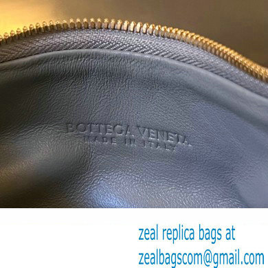 Bottega Veneta Small Gemelli Intrecciato leather shoulder bag 776764 AGATE GREY / GLACIER 2024 - Click Image to Close