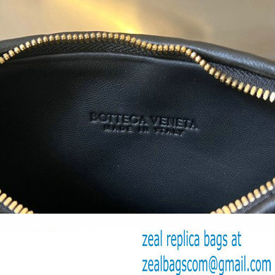 Bottega Veneta Small Gemelli Intrecciato leather shoulder bag 776764 Black 2023 - Click Image to Close