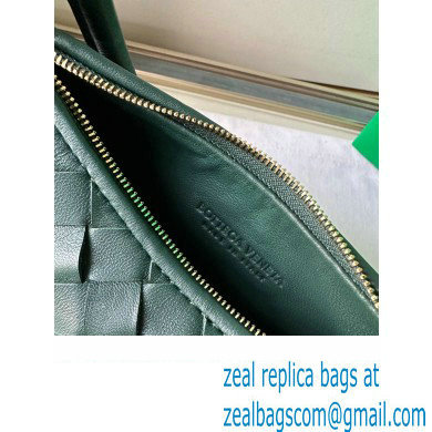 Bottega Veneta Small Gemelli Intrecciato leather shoulder bag 776764 EMERALD GREEN 2024