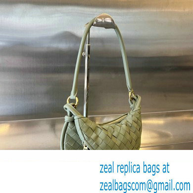 Bottega Veneta Small Gemelli Intrecciato leather shoulder bag 776764 TRAVERTINE 2023 - Click Image to Close