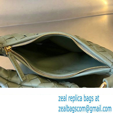 Bottega Veneta Small Gemelli Intrecciato leather shoulder bag 776764 TRAVERTINE 2023