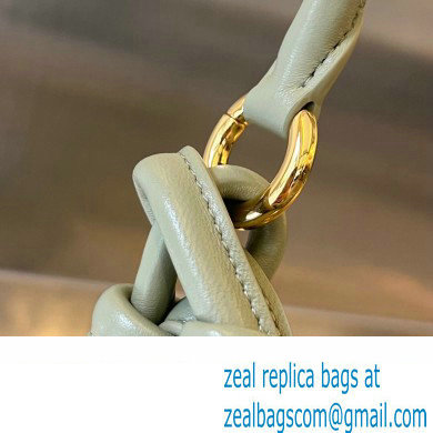 Bottega Veneta Small Gemelli Intrecciato leather shoulder bag 776764 TRAVERTINE 2023 - Click Image to Close