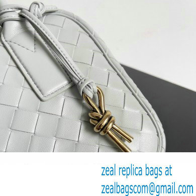 Bottega Veneta Small Getaway Intrecciato leather top handle bag with adjustable and detachable strap AGATE GREY 2024