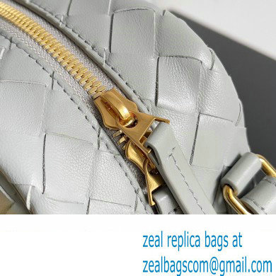 Bottega Veneta Small Getaway Intrecciato leather top handle bag with adjustable and detachable strap AGATE GREY 2024 - Click Image to Close