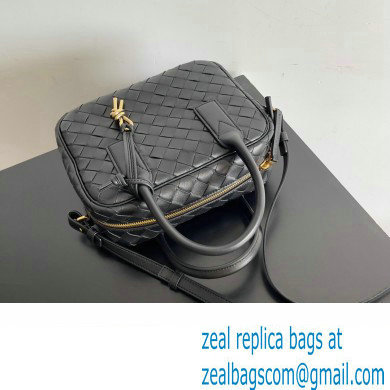 Bottega Veneta Small Getaway Intrecciato leather top handle bag with adjustable and detachable strap Black 2024