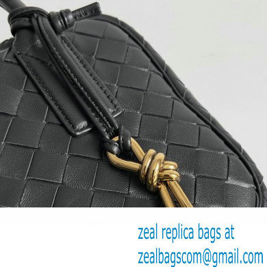 Bottega Veneta Small Getaway Intrecciato leather top handle bag with adjustable and detachable strap Black 2024