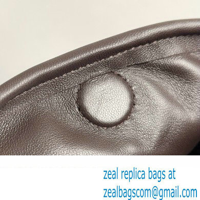 Bottega Veneta Small Hop Intrecciato leather shoulder bag Coffee 2023
