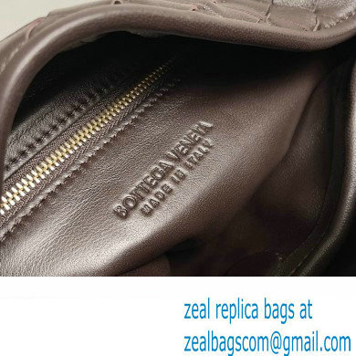 Bottega Veneta Small Hop Intrecciato leather shoulder bag Coffee 2023