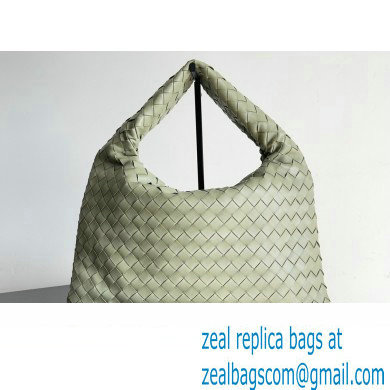 Bottega Veneta Small Hop Intrecciato leather shoulder bag Green 2023 - Click Image to Close