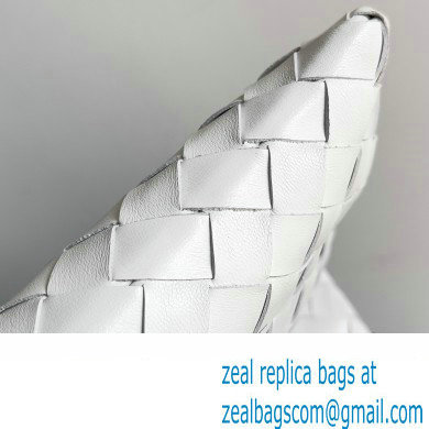Bottega Veneta Small Hop Intrecciato leather shoulder bag White 2023
