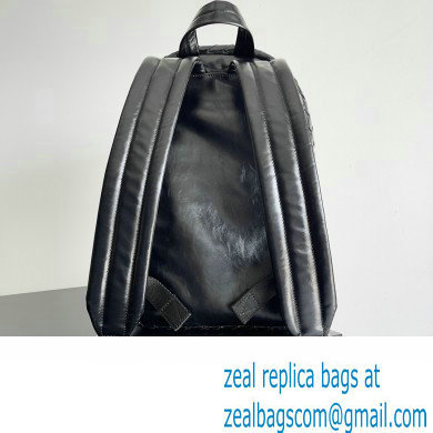 Bottega Veneta Small Intrecciato leather Backpack Bag Black 2023 - Click Image to Close