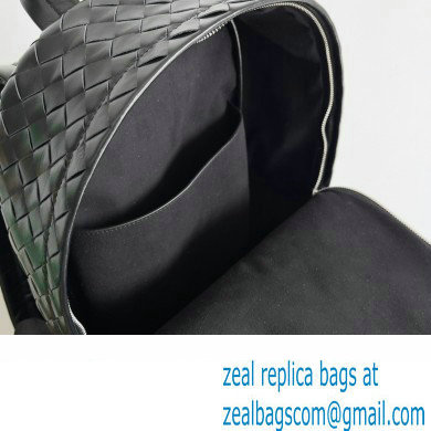 Bottega Veneta Small Intrecciato leather Backpack Bag Black 2023 - Click Image to Close