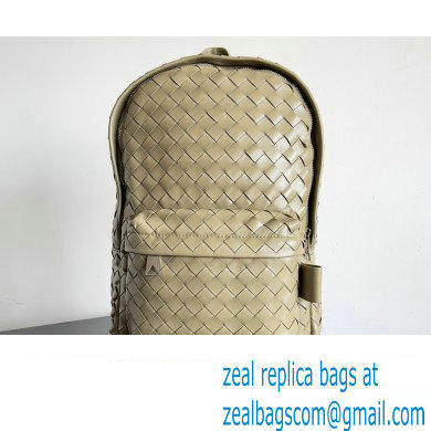 Bottega Veneta Small Intrecciato leather Backpack Bag TAUPE 2023