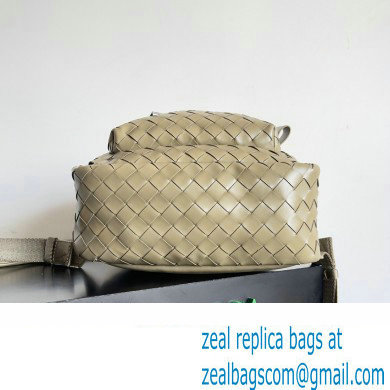 Bottega Veneta Small Intrecciato leather Backpack Bag TAUPE 2023