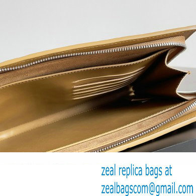 Bottega Veneta Small intrecciato leather document case With Wristlet ACORN 2023