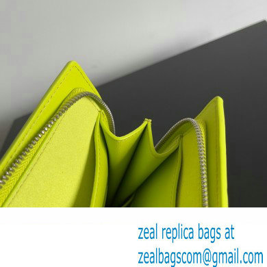 Bottega Veneta Small intrecciato leather document case With Wristlet Kiwi Green 2023 - Click Image to Close