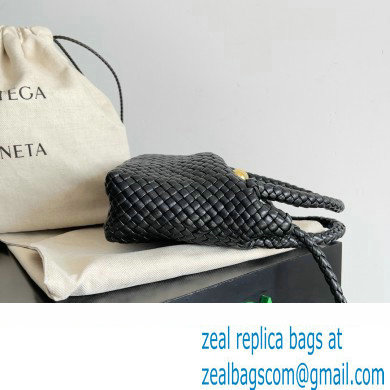 Bottega Veneta black calfskin Mini Tosca bag 2024