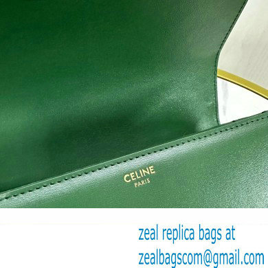 CELINE Classique Triomphe Bag in shiny calfskin Amazone 2024