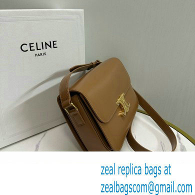 CELINE Classique Triomphe Bag in shiny calfskin BRONZE 2024 - Click Image to Close