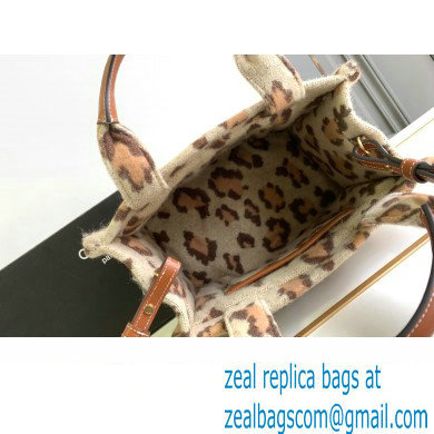 CELINE small cabas thais in LEOPARD TEXTILE AND CALFSKIN Leopard 2023