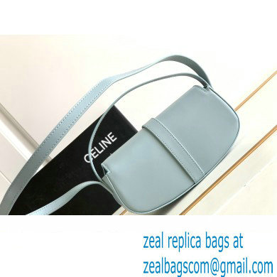 Celine CLUTCH ON STRAP TABOU Bag in Smooth calfskin Ice blue - Click Image to Close