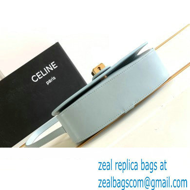 Celine CLUTCH ON STRAP TABOU Bag in Smooth calfskin Ice blue