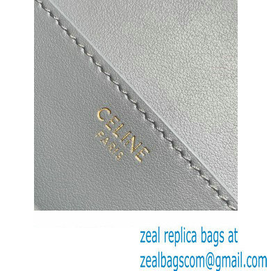 Celine CLUTCH ON STRAP TABOU Bag in Smooth calfskin Ice blue