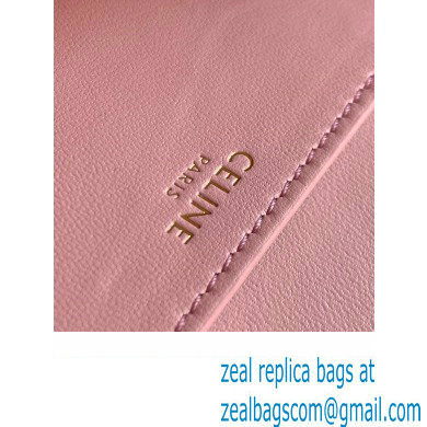 Celine CLUTCH ON STRAP TABOU Bag in Smooth calfskin Pink - Click Image to Close