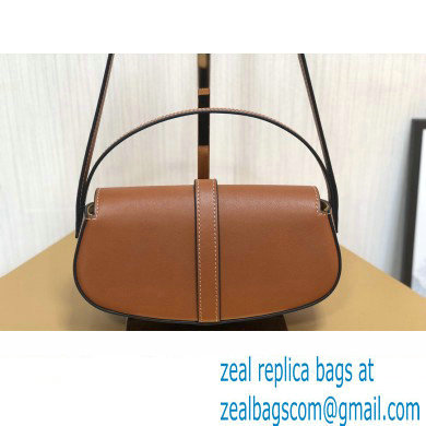 Celine CLUTCH ON STRAP TABOU Bag in Smooth calfskin Tan