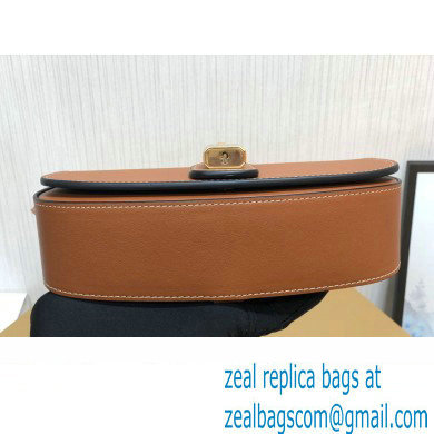 Celine CLUTCH ON STRAP TABOU Bag in Smooth calfskin Tan