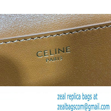 Celine CLUTCH ON STRAP TABOU Bag in Smooth calfskin Tan
