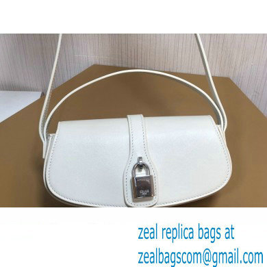 Celine CLUTCH ON STRAP TABOU Bag in Smooth calfskin White