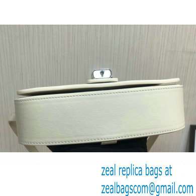 Celine CLUTCH ON STRAP TABOU Bag in Smooth calfskin White