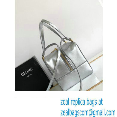 Celine FOLDED CUBE BAG in Smooth Calfskin Silver