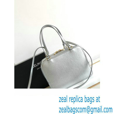 Celine FOLDED CUBE BAG in Smooth Calfskin Silver