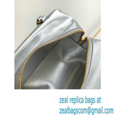 Celine FOLDED CUBE BAG in Smooth Calfskin Silver