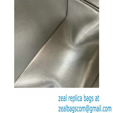 Celine FOLDED CUBE BAG in Smooth Calfskin Silver