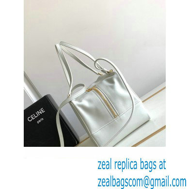 Celine FOLDED CUBE BAG in Smooth Calfskin White - Click Image to Close