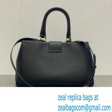 Celine MEDIUM APPOLINE BAG in supple calfskin 114963 Black - Click Image to Close
