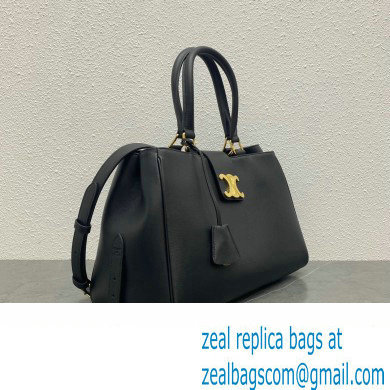 Celine MEDIUM APPOLINE BAG in supple calfskin 114963 Black - Click Image to Close