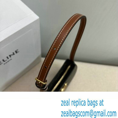 Celine MEDIUM TILLY BAG in Triomphe canvas and calfskin Brown 2024 - Click Image to Close