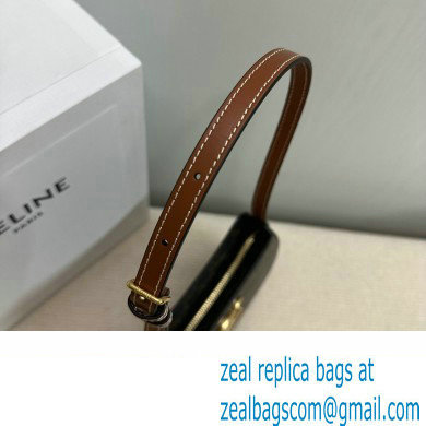 Celine MEDIUM TILLY BAG in Triomphe canvas and calfskin Brown 2024