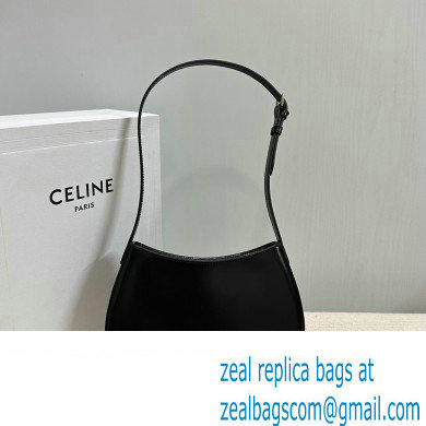 Celine MEDIUM TILLY BAG in shiny calfskin Black 2024 - Click Image to Close