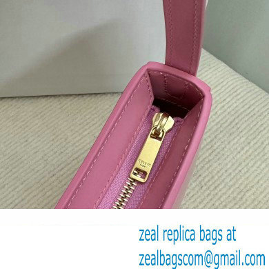 Celine MEDIUM TILLY BAG in shiny calfskin Pink 2024 - Click Image to Close