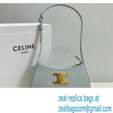 Celine MEDIUM TILLY BAG in shiny calfskin Sky Blue 2024 - Click Image to Close