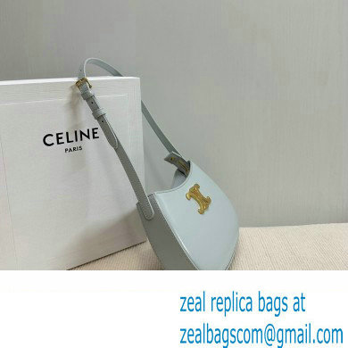 Celine MEDIUM TILLY BAG in shiny calfskin Sky Blue 2024